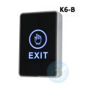 Door release infrared touch to exit button access control push switch